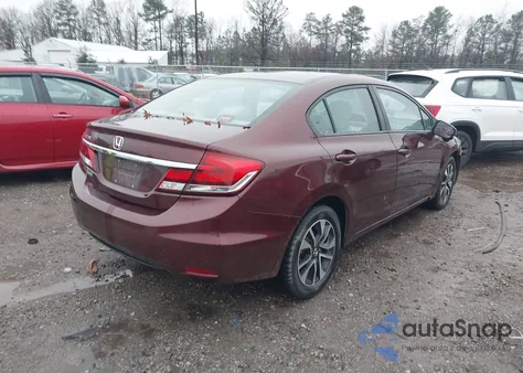 2015 Honda Civic Ex from USA, damaged, VIN 19XFB2F86FE224483